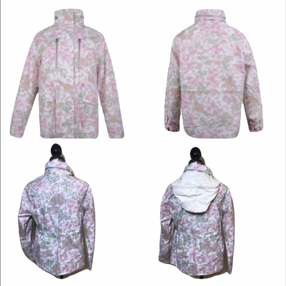 💥MEGA SALE💥Converse 10006842-A02 Utility F2 Hooded Women’s Jacket Rose Pink - Picture 9 of 10
